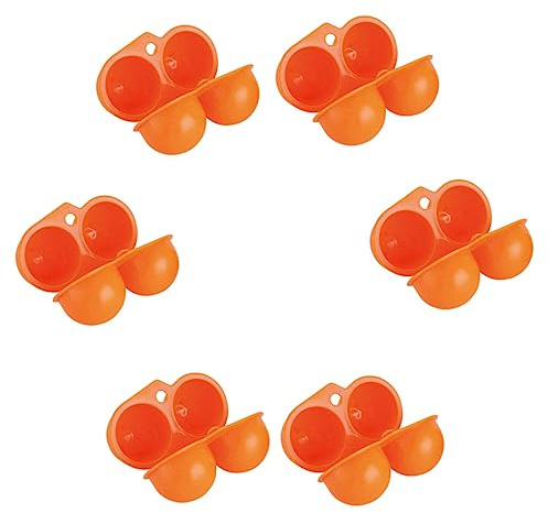 Gatuida 6pièces Boîte à Œufs Portable De Conteneur Pratique Pour Rangement Extérieur Des Œufs Les Chocs Pour Pique-niques Camping