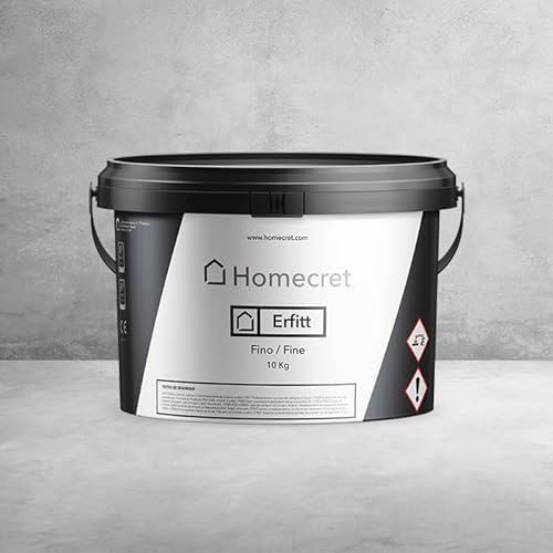 HOMECRET I Microcemento ERFITT I Bicomponente I Mecla con agua I Grano Fino I 10 Kilos