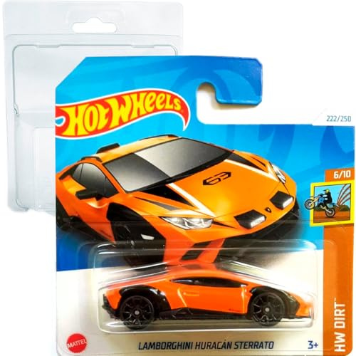 Hot Wheels - Lamborghini Huracan Sterrato - HW Dirt 6/10 - HRY87 - Short Card - Sportwagen - orange - Mattel 2024 – 1:64