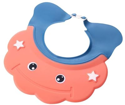 Casquette de douche pour les, chapeau de douche pour,Chapeau de visière de bain pour tout-petit pour la protection des yeux et de l'oreille | Cartoon Bathing Shampooing Head Protection Cap pour