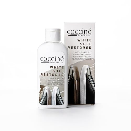 Cocciné - WHITE SOLE RESTORER 150 ml, Sneaker Sole Whitener, Restauriert weiße Gummisohlen, Sohlenreiniger für Weiße Schuhe und Sneaker, Reinigung - Leistungsstarke Reinigungsforme