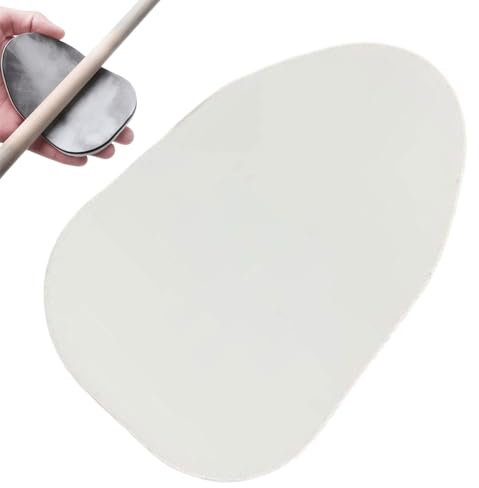 Pulitore per stecca da biliardo, per la pulizia del manico della stecca da biliardo, stracci morbidi su entrambi i lati, per la ceretta per giocatori, uomini e donne, bastone da hockey