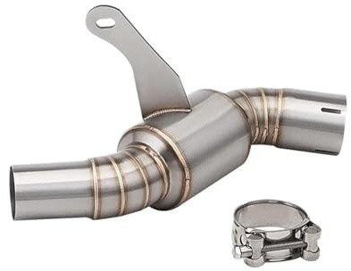 Silenziatori Tubo Tubo Di Collegamento Centrale Per Scarico Per Moto Per CFMOTO CLX-700 CLX700 CLX 700 Sport Slip-On 51 Mm Marmitta Intermedia Moto Scarico Terminali(Colore 3)