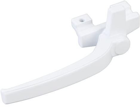AUNMAS Maniglie con Chiusura a Battente da 4 Pezzi, Serrature per Finestre in Lega di Alluminio, Sicurezza Migliorata per Porte e Finestre Scorrevoli (WHITE)