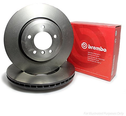 Brembo Max 09.8760.75 - Disco Freno Baffato (Set di 2) - Anteriore