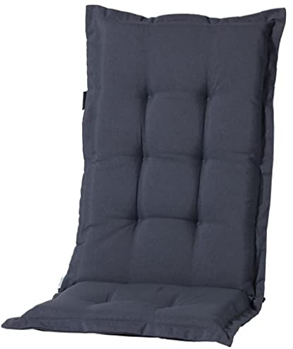 Madison Dessin Panama grey Auflage, Hochlehner 75% Baumwolle 25% Polyester, 1 Stück (1er Pack)