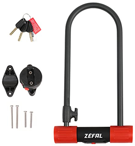 ZEFAL 268100 Candado U Steel 13 mm 115 X 292 cm for adults, designed for everyday use, 13 mm, 292 cm, steel