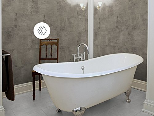 Classen Ceramin VARIO Fliese Kalkputz braun - Format 30/60-4-seitige Mikrofuge - Die echte Alternative zu Naturstein und Fliese - Paket a 3,4m²