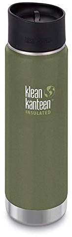 Klean Kanteen Erwachsene Wide Vakuumisoliert mit Cafe Cap 2.0 Trinkflasche