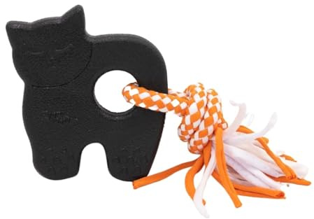 ZippyPaws Halloween-ZippyTuff-Beißring – Schwarze Katze