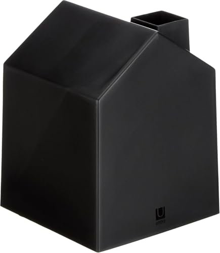 Umbra Kosmetiktücherbox schwarz matt/ Taschentuchspender im Haus-Design/ quadratische Taschentücherbox/ Taschentuchbox/ Tissue-Box