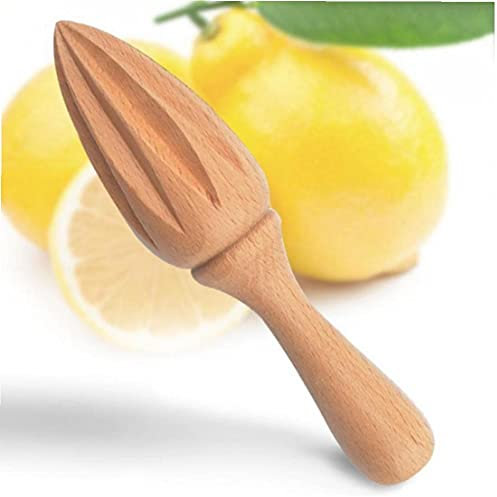 Ruluti Citron de Citron en Bois Presse à Main Manuelle Juicer Fruit Orange Orange Agrumes Extracteur Reamers Dix-Coin Design