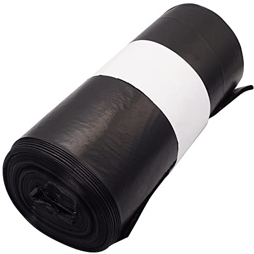 Paquete de 10 bolsas de basura de 240 litros, bolsas de basura negras de 100 x 120 cm, bolsas de basura