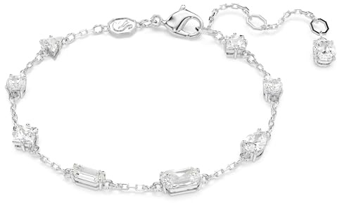Swarovski Mesmera Armband, Rhodiniertes Damenarmband mit Strahlenden Swarovski Kristallen