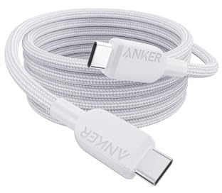 Anker 240W USB-C to USB-C Cable, 6 ft/1.8m Double Braided Nylon Type C Charging Cable, for MacBook Pro, iPhone 17/16/15, iPad Pro, Samsung Galaxy,and More (Charger Not Included)