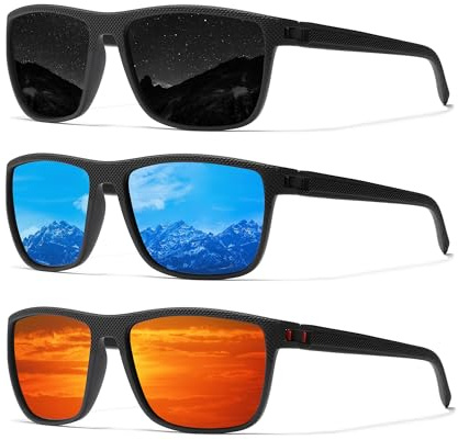 Ninesun Sonnenbrille Herren Polarisiert Klassisch Vintage brille HD-Linsen Outdoor-Sport Angeln Radfahren Golf Modische Sport Sonnenbrille mit UV400-Schutz