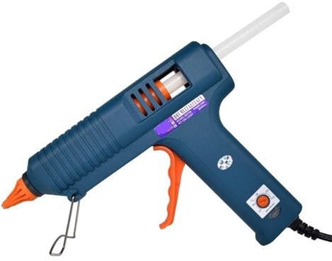 Strumenti per colla a caldo Pistola for colla a caldo Kit di attrezzi for regolazione della temperatura Pistola in silicone da 150 W ， Utilizzare stick di colla da 11 mm Ugello in rame puro fai-da-te(
