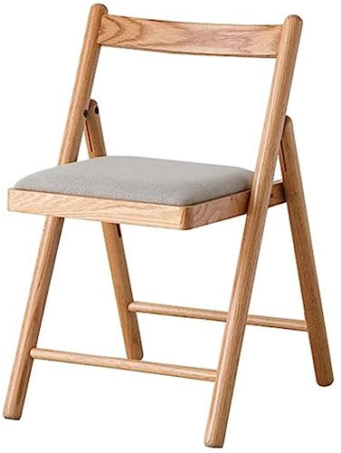 Klappbarer Gepolsterter Esszimmerstuhl, Bequemer Wohnzimmer-Empfangsstuhl, Heimfreizeitstuhl, Einzelner Outdoor-Klappstuhl, Tragfähigkeit 120 Kg