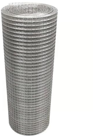 VXHCS 304 Edelstahl Drahtgitter Volierendraht, Drahtzaun für Hochbeet, 20mm/1,2mm Gartenschutznetz, Stahl-Metall-Gartendrahtgeflecht (0.5x2m)