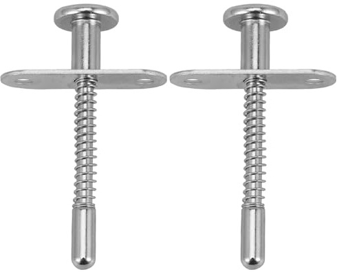 IWOWHERO 2 Pièces Loquets À Ressort Pour Lit À Barreaux Clavettes À Ressort Robustes Accessoires De Meubles Pour Réglage De Hauteur Sécurisé Installation Facile Pour Berceau Bébé