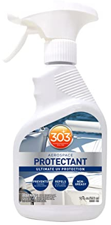 303 (30305) Marine Aerospace Protectant 296ml - Spray protettivo UV per barca, vinile, gomma e plastica, finitura opaca + guanti in nitrile Fiwiko
