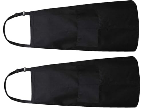 Ipetboom 2pièces Tablier de Cuisine Unisexe avec Poche Tablier Anti-graisse pour Homme et Femme Ustensile de Cuisine