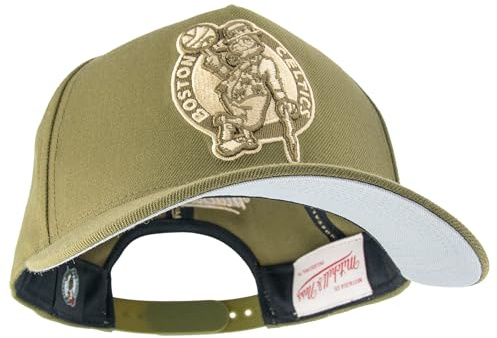 Mitchell & Ness NBA Fashion Basic Pro Snapback Basecap - Boston Celtics, Olive