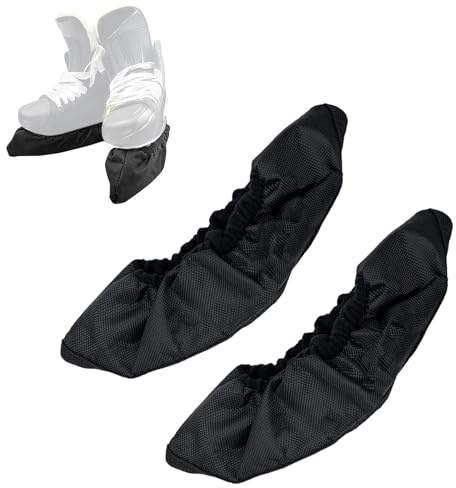 Qkbuza Copriscarpe per pattini da hockey su ghiaccio, protezione elastica per ragazzi, ragazze, donne, uomini, adulti, casa, spogliatoio, club sportivo