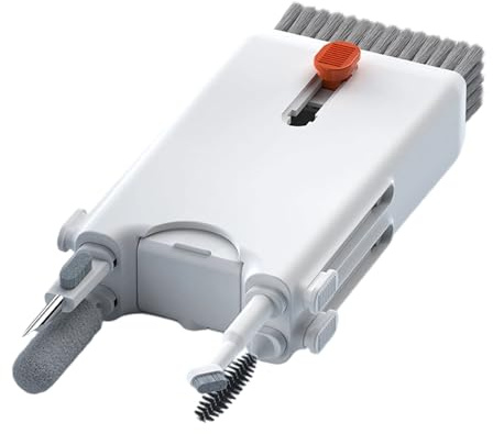 Set di rimozione facile da usare Set di pulizia del telefono per la pulizia della tastiera Smartphone con spazzola morbida Punta in metallo 10 in 1 Pulitore del telefono