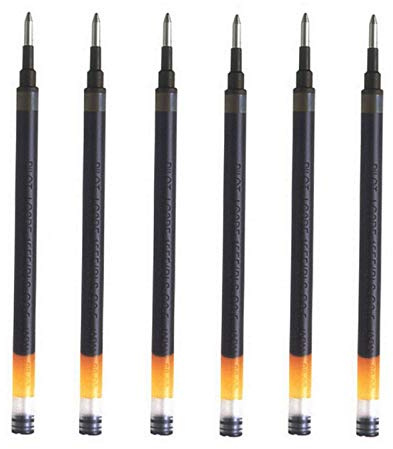 Pilot G207 Gelschreiber-Ersatzminen für G2, AlphaGel, G23, G2ex, Gel-X, Begreen G-Knock, ExecuGel & B2P Ballpoint Pens BLS-G2-7, 6 Stück