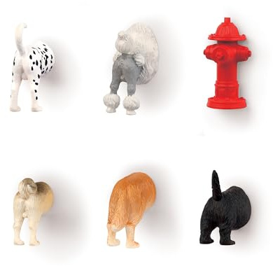 Kikkerland Kühlschrankmagnete mit Hundeknochen