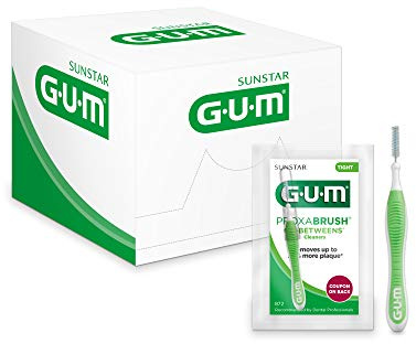 GUM Proxabrush Go-Betweens Tight Interdental Brushes, Item 872 Professional Samples, 36 Count