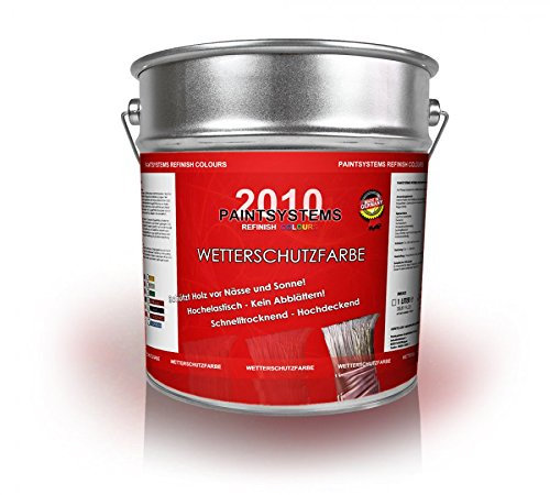PAINTSYSTEMS REFINISH COLOURS Wetterschutzfarbe 4,0 L Schwedenrot NEUWARE