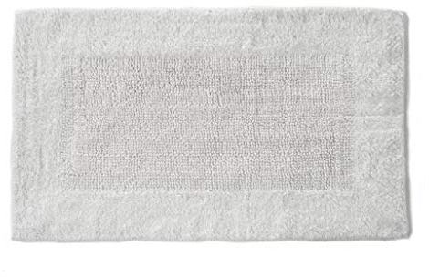 Fazzini Up and Down Teppich, 100% Baumwolle, Weiß, 140 x 70 x 0.5 cm