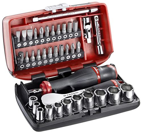 Facom FAC31215 Coffret cliquet HP+Douilles 1/4 6 Pans R.181NANOPB
