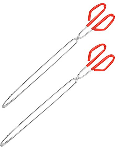 2 Stück Grill-mülleimer-greiferclips Aus Edelstahl Komfortabler Griff Für Einfache Reinigung