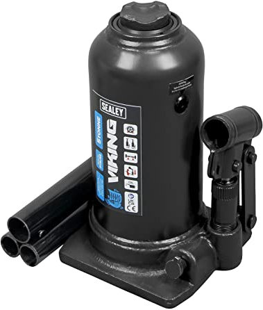 Sealey, 5 Tonne Bottle Jack with Telescopic Ram - PTBJ5S
