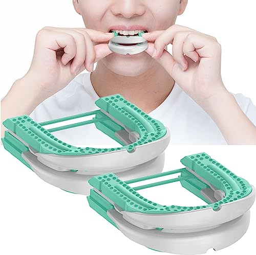Anti-Schnarch-Geräte, Anti-Schnarch-Mundstück, Anti-Schnarch-Lösung, individuelle Zahnabdrücke, Mundschutz zur Reduzierung des Schnarchens für Männer/Frauen, besserer Schlaf(Color:2 pcs)