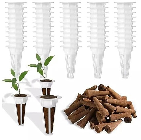 Steinwolle Würfel 30Pcs Pflanzkorb Wachsen Schwämme Pflanzung Schwamm Blöcke for Anlage Maschine Spezielle Soilless Sämling Biokohle Baumwolle (Color : B)