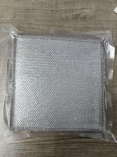LYNROW 15 Pcs Multipurpose Non Scratch Wire Dishcloth,Reusable Wire Dishwashing Rag,Wet And Dry Metal Dishcloths for Kitchen Cleaning, Sinks, Dishes, Stoves (20 x 20 cm)