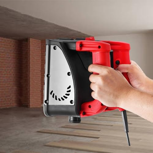 Electric Wall Scraper Machine - Handheld Concrete Shovel with Steel Blades, 1-4MM Depth, 6 Width Wall Planer for Paint and Putty Removal, Includes Case