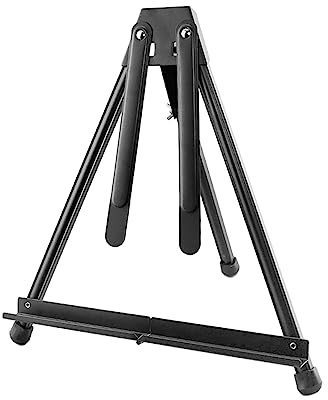 Cavalletto da Esposizione con Treppiede, Cavalletto Telescopico in Metallo, Treppiede Portatile da Tavolo