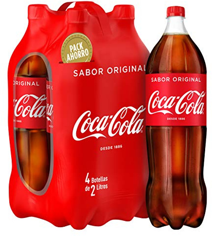 COCA COLA Classic Pack 4 bouteilles 2 l