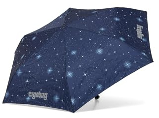 ergobag Regenschirm - Schulranzenschirm für Kinder, extra leicht mit Tasche, Ø 90 cm