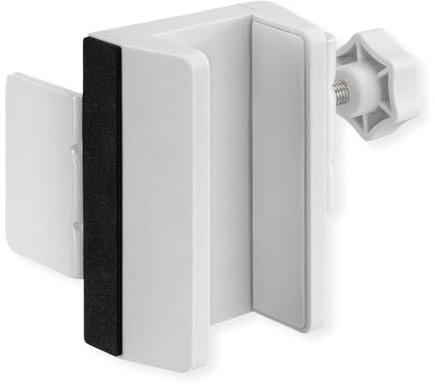 VALUE Abrazadera de Base de Mesa para regleta de enchufes, Blanca