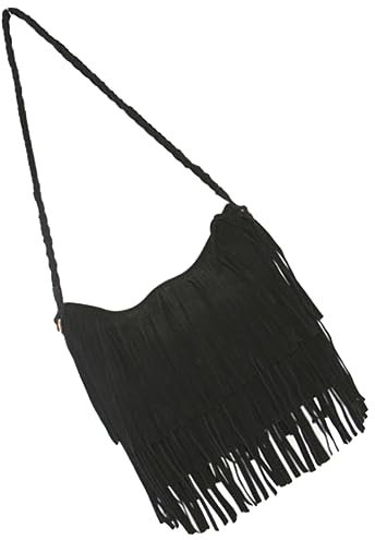 OFFSCH Frauen Crossbody Tasche Frauen Sling Bag Crossbody Retro Tasche Geldbörse Für Frauen Fransen Crossbody Tasche Crossbody Fransen Tasche Messenger Tasche Handtasche Miss Kleine Brieftasche,