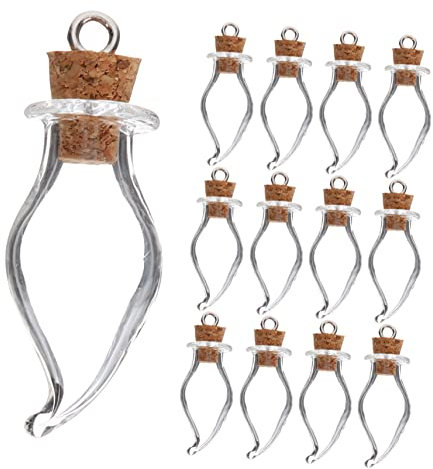 Cabilock 30 Mini Bottiglie Di Con Di Sughero Bottiglie Dei Desideri Barattoli Decorativi Per La Casa