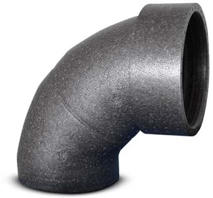 Wärmerückgewinnung Rohr/ Verbinder / Bogen/ EPP Isolierung 15 mm (Bogen ø 160 / 90° / 15 mm)