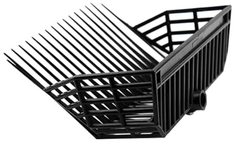 Rordigo Pitchfork Replacement , Pitchfork , Horse Manure Rake for Picking up Manure, Black
