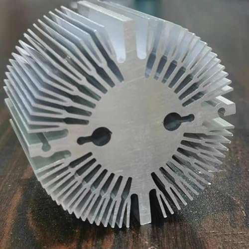 65mm Runde LED Kühlkörper Kühler Aluminium Kühlkörper Sonnenblumen Kühler for Haushalts Lampe Kühler Austauschbare Anpassen (Size : Height 20mm)